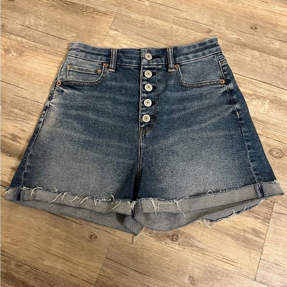 American Eagle Outfitters Pants - American Eagle Outfitters Dark Blue Jean Shorts